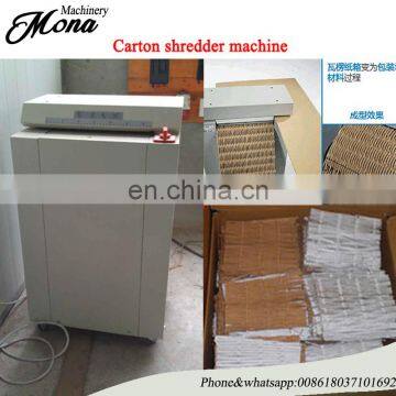 Carton package shredder machine cardboard shredder/corrugated board shredder