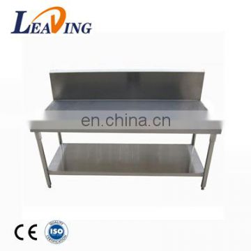 Stainless steel work bench for commercial use