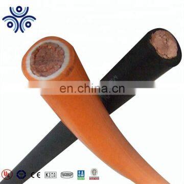UL1276 Class5 Flexible Copper Conductor Rubber Insulation Rubber Sheath Welding Cable photo-4