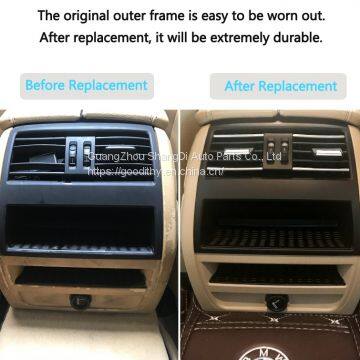 Upgraded Rear Ac Conditioner Vent Grille Outer Frame Replacement For BMW 5 Series F10 F11 F18 for 520i 523i 525i 528i 535i photo-5