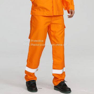 Designable flame retardant cargo pants men's wholesale with reflective tape