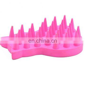 Pet Cartoon Mini TPR Comb Fur Remover Brush Dogs Cats Fur Cleaning Massage Brush photo-3