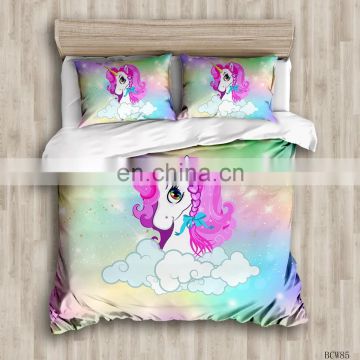 Luxury bed sheets Microfiber Christmas Comforter Duvet Cover, 3D kids Frozen character bedding sets