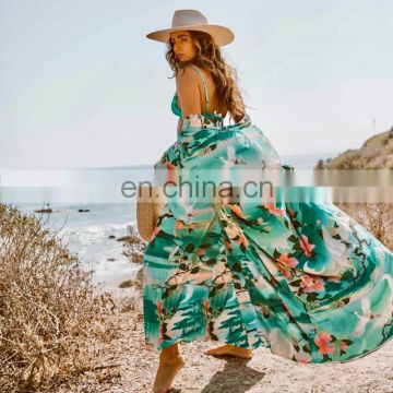 New Print Cotton Beach Cover up Vestidos Playeros Mujer 2019 Beach Cardigan Pareo Bathing suit Cover ups Pareo de Plage Tunic