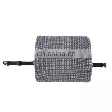 Hot Sale Grey Memory Pillows Soft Sleep Pillow Car Waist Cushion Memory Foam Pillow for Travel Sleeping photo-4