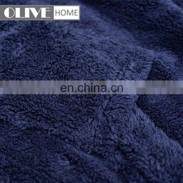 Factory Price Wholesale Super Soft Double Layer Sherpa 100% Polyester Bathrobe Men With Hood photo-6