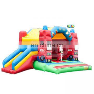 fire truck firetruck pvc air bouncer inflatable bouncing jumping bouncy castle