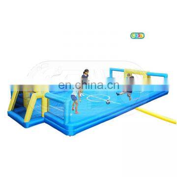 inflatable indoor sport grass soap street soccer football field air blower