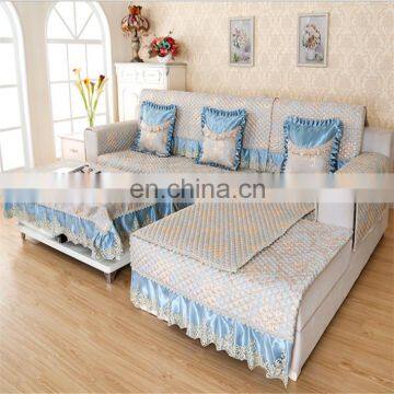 Wholesale Pure And Fresh Style Slipcover Lace Full Sofa Cover China Supplier Couch Covers photo-4