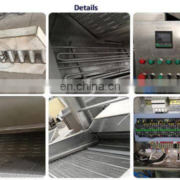 Automatic Conveyor Belt Cassava Frying Machine/chips Wafer Frying Machine photo-3
