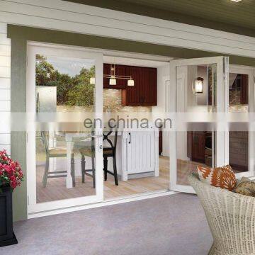 slide door double glass folding doors accordion  doors