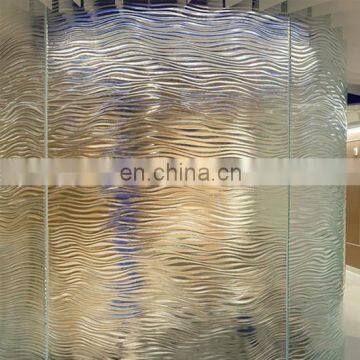 China High Quality Textured Glass Panel for Division Wall photo-2
