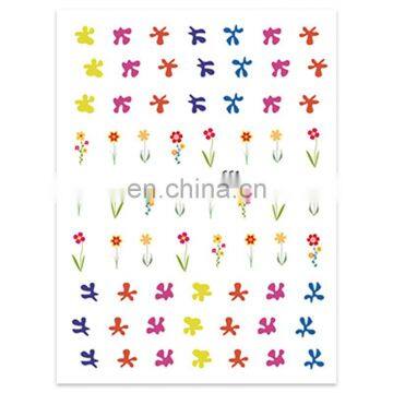 JOYFUL 661-667 Hipster Dried Flower Cute Flowers Blooming Gradient UV Nail Decals Nail Beauty Sticker photo-2