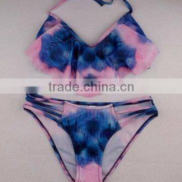 2016 best selling new design colorfull young girl swimwear bikinis cheap Sexy bikinis