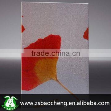 Durable Long-lasting translucent acrylic partition panel