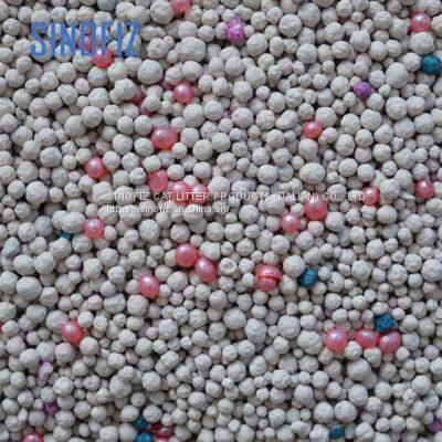 COZIE CAT/odor Control Bentonite Cat Litter/ball/1-3.5mm/rose/with Silica Bead/8kg photo-2