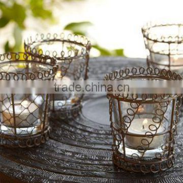 Decorative Candle T Light Holder, Iron Tea Light Candle Holder, Metal T-Lights Candle Holder, Decorative T-Lites