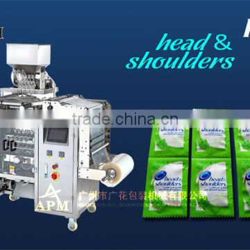 Shampoo 4 lines packing machine