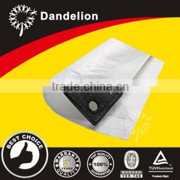 12*20ft Waterproof White PE Fire Retardant Poly Tarp