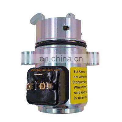 12V excavator fuel stop solenoid valve 04170534R