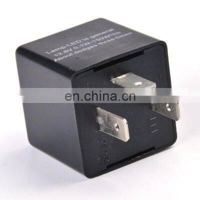 CF13 12V 3-Pin LED Adjustable Car Flasher Flash Relay For Turn Signal Light 40A photo-3