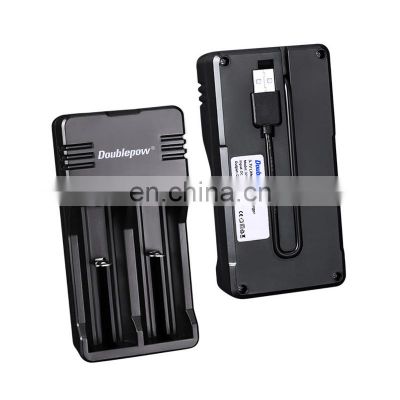 Free Sample USB fast charger Li ion 3.7V 10440 14500 16340 18500 18650 26650 21700 battery charger