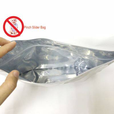 1/8oz 1/4oz 1/2oz 1oz 1LB Custom Printed Mylar Dispensary Packaging Supplies Pinch Slide Exit Bag photo-3