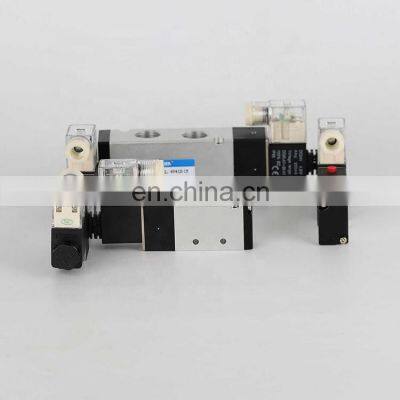 Automatic 5/2 Way Internally Piloted Acting Type AC220V 110V Single Electrical Pneumatic Air Control Solenoid Valve photo-5