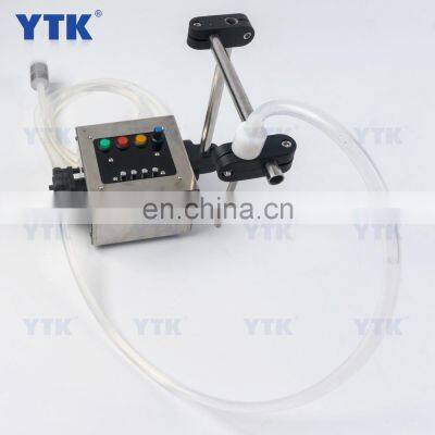 YTK-360S Semi-automatic Oil Beverage Filler Gear Pump Bottle Liquid Filling Machines