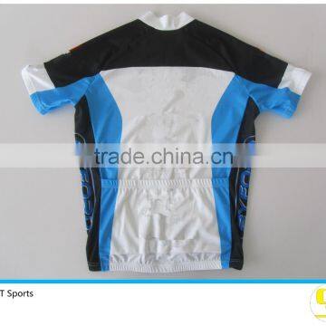 China Sublimation Print Manufacturer Custom Quick Dry Blank Cycling Jersey photo-2