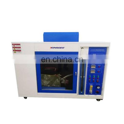 Automatic Vertical Horizontal Burning Behavior Flammability Test Equipment Plastics Flammability Tester Vertical Burning Tester