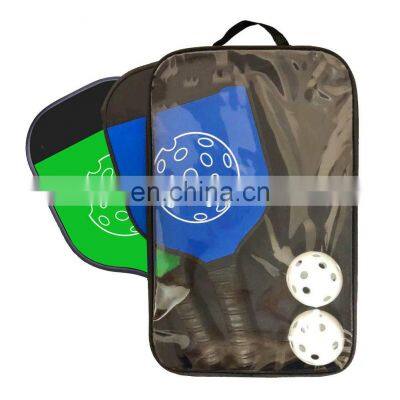 Pickleball Paddle Set of 2 Racquet Racket 4 Balls High Quality Pickleball Paddle