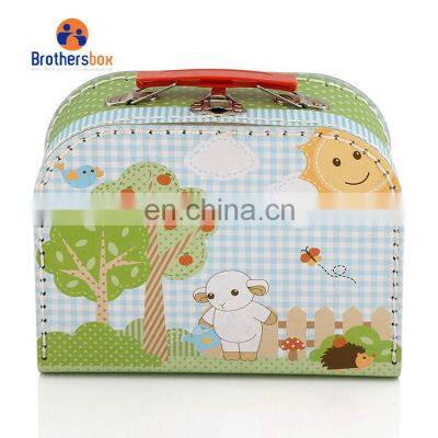 Suitcase Tool Box Child Toy Promotional Colorful Kids Paper Suitcase