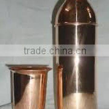 COPPER THERMOUS BOTTLE WITH GLASS