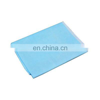 Disposable hospital blue bed sheets with CE&ISO