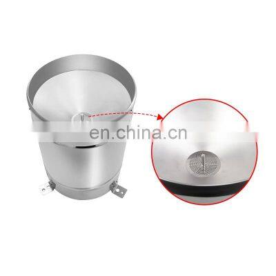 Stainless steel rain sensor 0-4mm/min range 200mm diameter NPN RS485 output Rain gauge