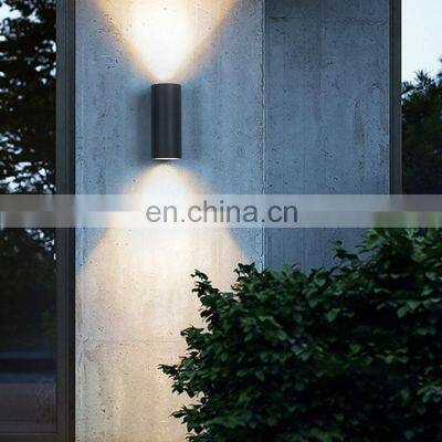 Top Quality Up and Down Black Aluminum IP65 Waterproof 20Watt Outdoor LED Wall Lamps