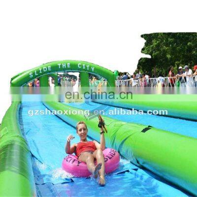 High Quality Large Inflatable Water Slide / Inflatable long water slide / Inflatable Slide The City for adult