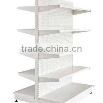 double sided perforation type supermarket gondola rack