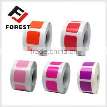 Cosmetics adhesive sticker, paper rolled label, peelable paper sticker