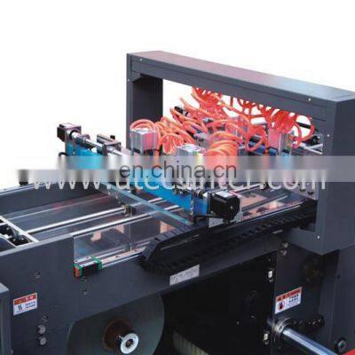 UTM800A CE Approval Certificate Automatic Toy Paper Display Box Window Patching Gluing Machine With Corner V Cut and Creasing photo-3