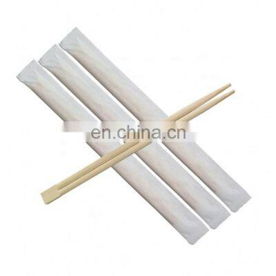 Paper wrap bamboo disposable chopsticks with customized logo or design