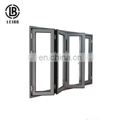 Aluminium Tempered Glass Bifolding Windows Horizontal Folding Local Window Aluminium Bifold Window Balcony Window photo-5