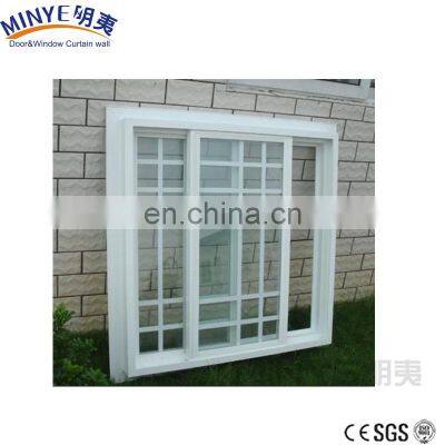 grills sliding pvc windows Cheap price upvc window with fin flange