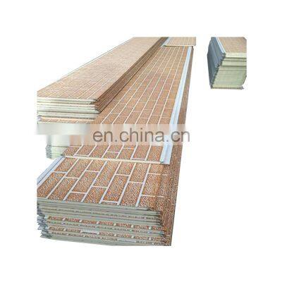 Metal siding panel machine pu sandwich panel production line cladding panel for exterior walls