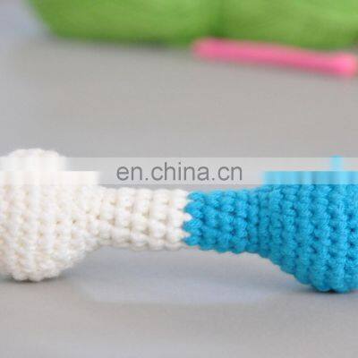 Handmade Colorful Baby Rattle CrochetSoft Rattle, Montessori Sensory Play Vietnam Supplier Cheap Wholesale photo-2