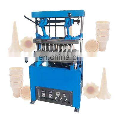 Commercial Stainless Steel Ice Cream Waffle Cone Maker Making Machine Automa for Making Ice Cream Cone