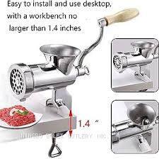 Tabletop Stainless Steel Manual Hand Meat Mincers Choppers Grinders #5 #8 #10 #22 #32 Produced by Bolex Cutlery China photo-2