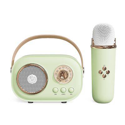 Wholesale factory karaoke speaker with mic and bluetooth portable karaoke speakers with wireless mic