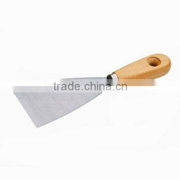 Wooden handle putty knife